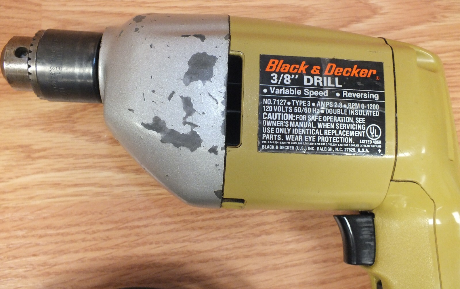 Variable Speed Reversing Corded Drill 