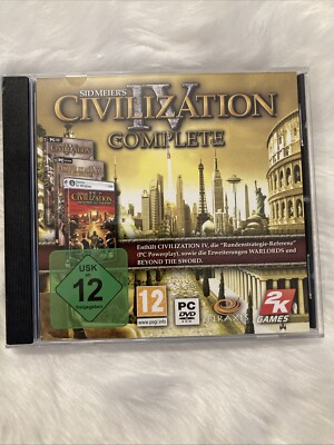 Sid Meier's Civilization IV: Complete, PC, DVD-ROM Neuwertig KLASSIKER