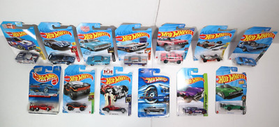 Hot Wheels Lot of 13 Different Diecast Cars 1997-2021 New In Box HW Zamac
