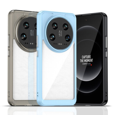 For Xiaomi 14 / 14 Ultra Transparent Acrylic Shockproof Protective Cover Case