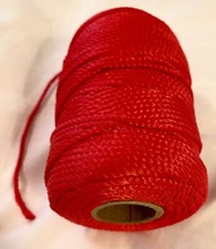 Spool of Red 1/8 Thick Cord Multipurpose, Festive, Craft or Packaging New Other