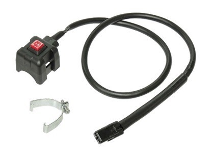 Kill Switch commutateur d'allumage noir pour moto Yamaha YZF 250 de 2014 à 2016