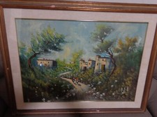 Oil Painting On Canvas Landscape Painter A. SARTI