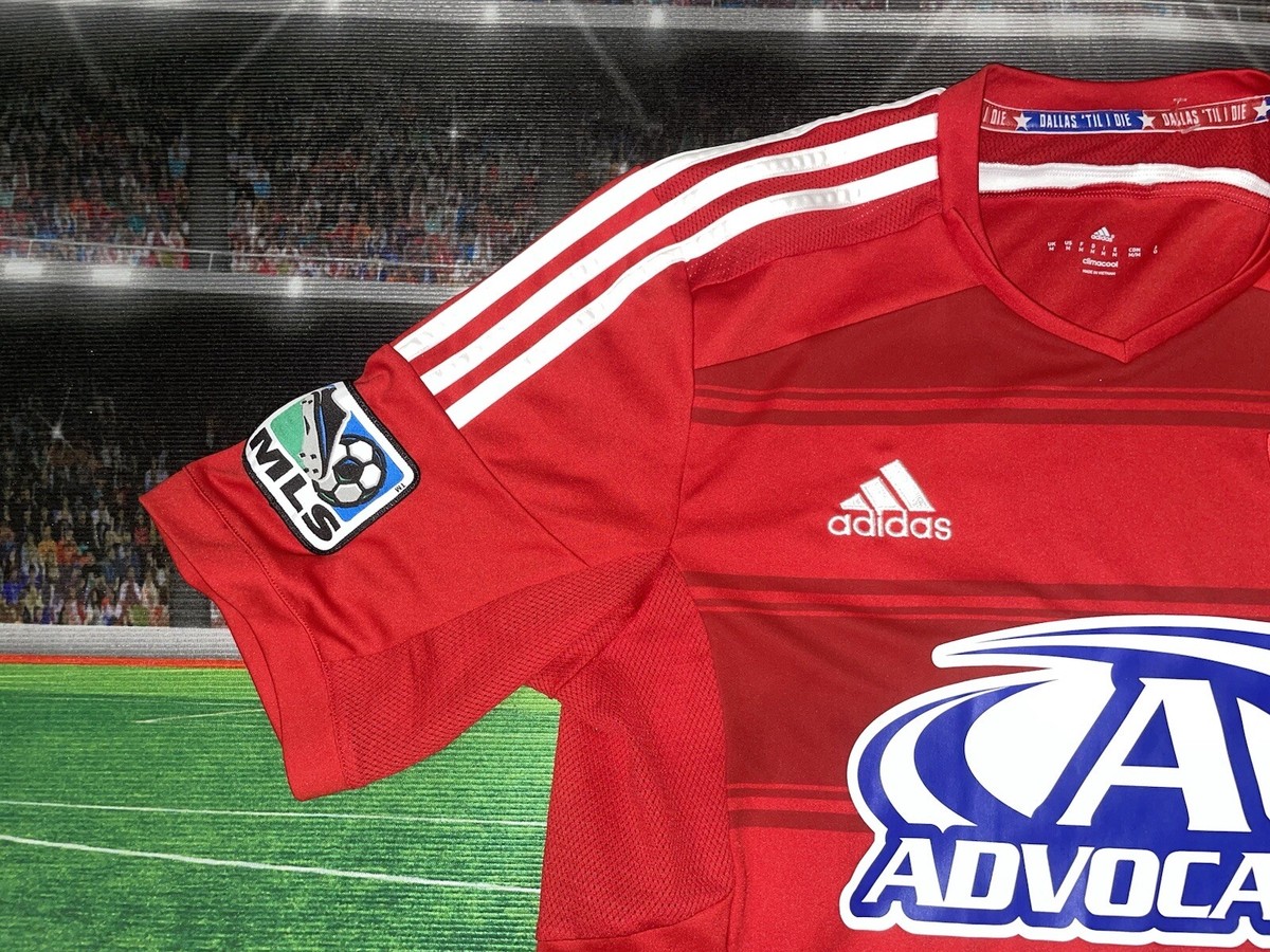 FC Dallas MLS Men's Adidas 2014 Soccer Jersey Sz Medium