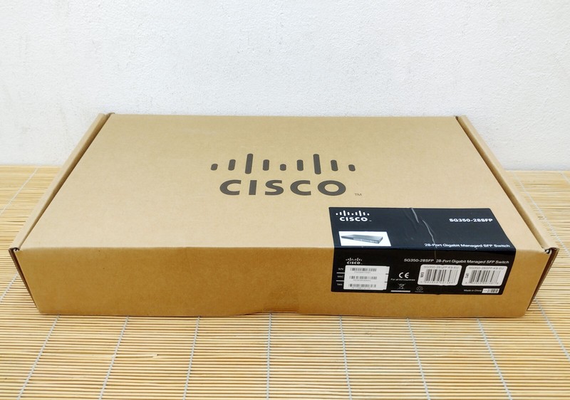 New Cisco SG350-28SFP-K9 28-Port Gigabit Managed SFP Switch New Sealed