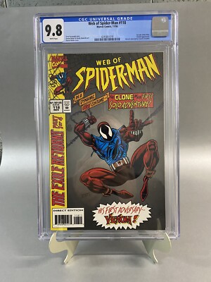 アメコミリーフ Web of Spider-Man #1 CGC 9.8 Web of Spider-Man #36 CGC 9.8 SS **Signed Gerry Conway** 1st