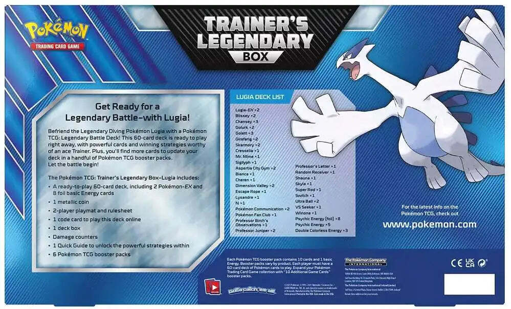 Pokémon tcg Lendário Battle Deck Lugia em Promoção na Americanas