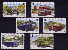 Jersey 1998 Buses (1st Series) SG 844-849 MNH