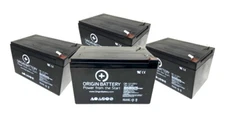 Minuteman E2300 Battery Replacement Kit - 4 Pack 12V 12AH UPS Series