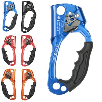 Tree Rock Climbing Left Right Hand Ascender For Working Backup
