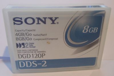 Sony Digital Storage Format DDS-2, DGD120P 8GB
