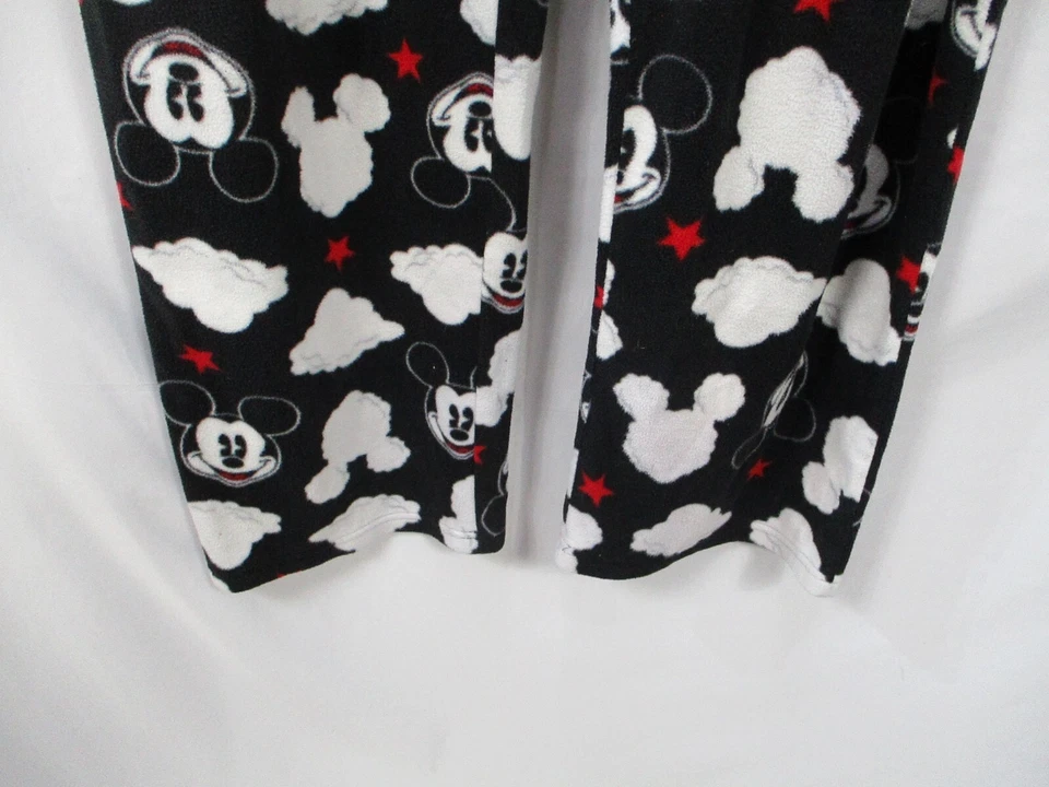 Pantalones de pijama para mujer Mickey Mouse XL patrón negro Disney polar cintura elástica Foto 4 de 4