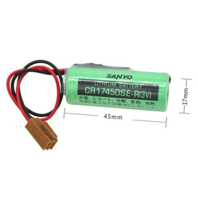 5-Pack CR17450SE-R 3V 2500mAh PLC Batteries - Replacement For FANUC A98L-0031-0012