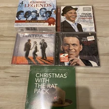 Legends 8 CD LOT Frank Sinatra Sammy Davis Jr. The Rat Pack Christmas NEW