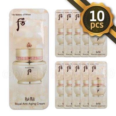 The history of Whoo ﻿Bichup Royal Anti-Aging Cream 1ml x 10pcs (10ml)