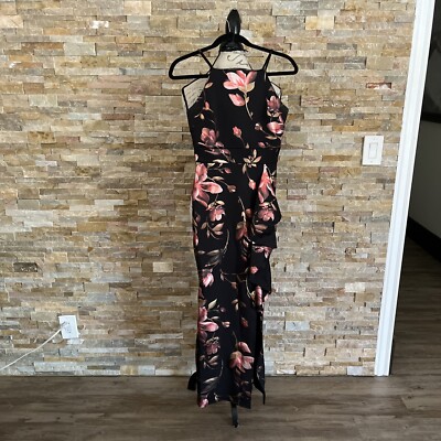 sweet storm black dress Sweet Storm Y2K Black and Pink Sparkle Spaghetti-Strap Gown Dress