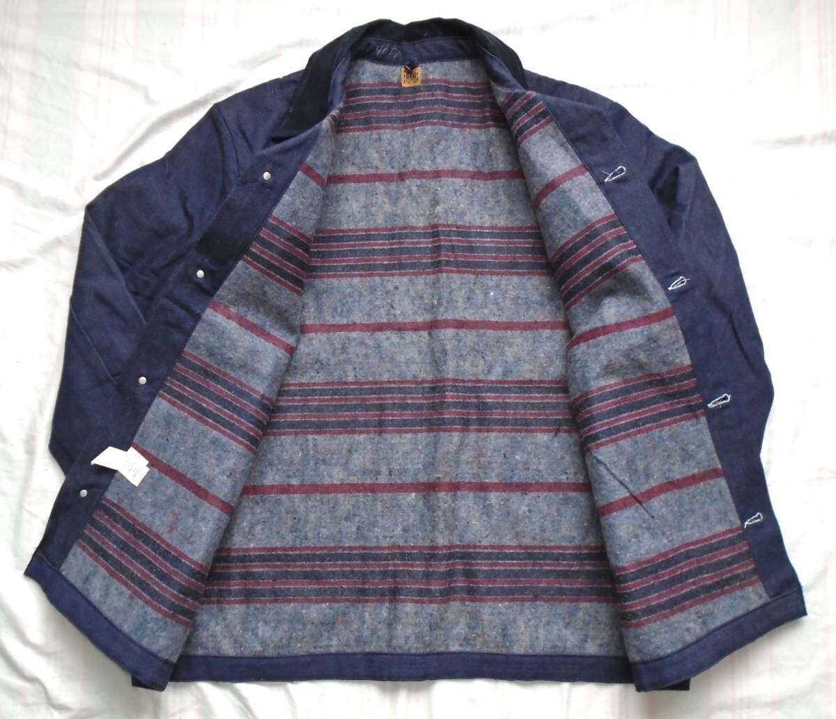 【極上品!!】70s ヴィンテージ ツイード × ニット ワークブルゾン　50s 極上品!!】70s ヴィンテージ ツイード × ニット ワークブルゾン