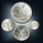 1998 MEXICO - Silver Fractional Libertad Set 1/10 1/20 1/4 1/2 oz Coins #46419M
