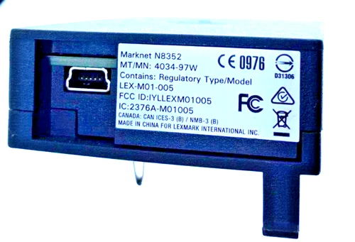 Lexmark WIFI MarkNet N8352 Wireless Print Server Model LEX-M01-005