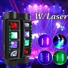 180W 8LED RGBW Moving Head Stage Lighting Beam DMX Disco Party Mini Spider Light