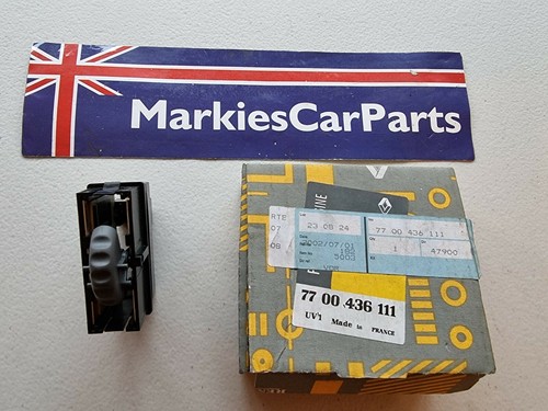 RENAULT CLIO II LIGHT DIMMER SWITCH CONTROL GENUINE NEW 7700436111 - 第 1/4 張圖片