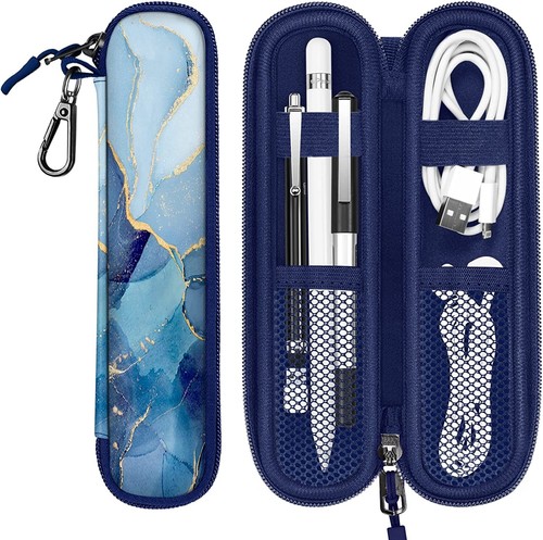 Pencil Holder Case for Apple Pencil 1st & 2nd Soft Neoprene Zipper Carrying Bag - Picture 16 of 16