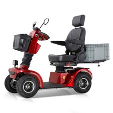 4 Wheels Heavy Duty Mobility Scooter 500W 31 Miles 330lb Capatity for Senior