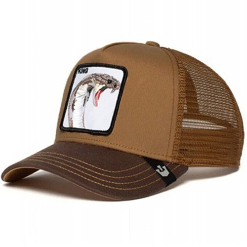 Gorra de béisbol de malla de camionero con estampado de animales estilo hip hop para hombre EN STOCK - Imagen 64 de 123