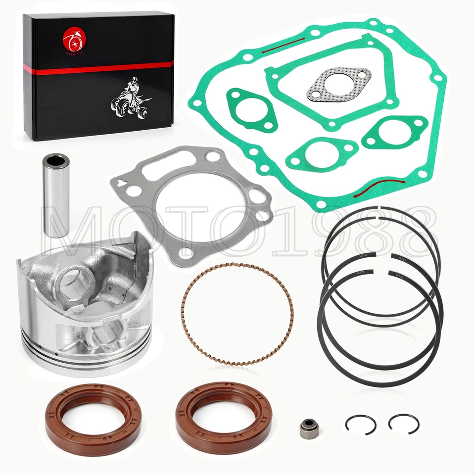  0.25mm Oversize Piston & RINGS GASKETS REBUILD KIT For YAMAHA GOLF CART G21 G22 - Image 3 of 4