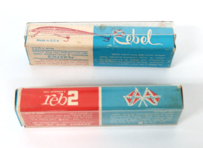 Boîte De Pêche Vintage Rebel 700 - Plastique Dur 3 Plateaux - RARE Occasion