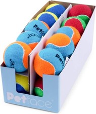 Petface Squeaky Tennis Balls for Dogs, Pack of 20 | UK FREE SHIPPING