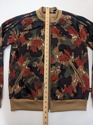 Adidas x Pharrell Williams Jacket Mens Small Full Zip Camo Long