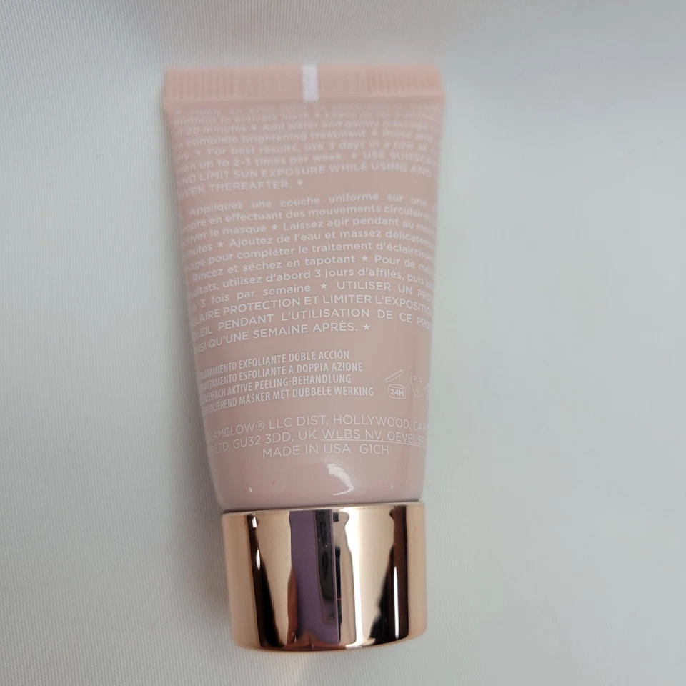 GlamGlow Brightmud Dual-Action Exfoliating Treatment 0.5 oz/15g - Image 3 of 4