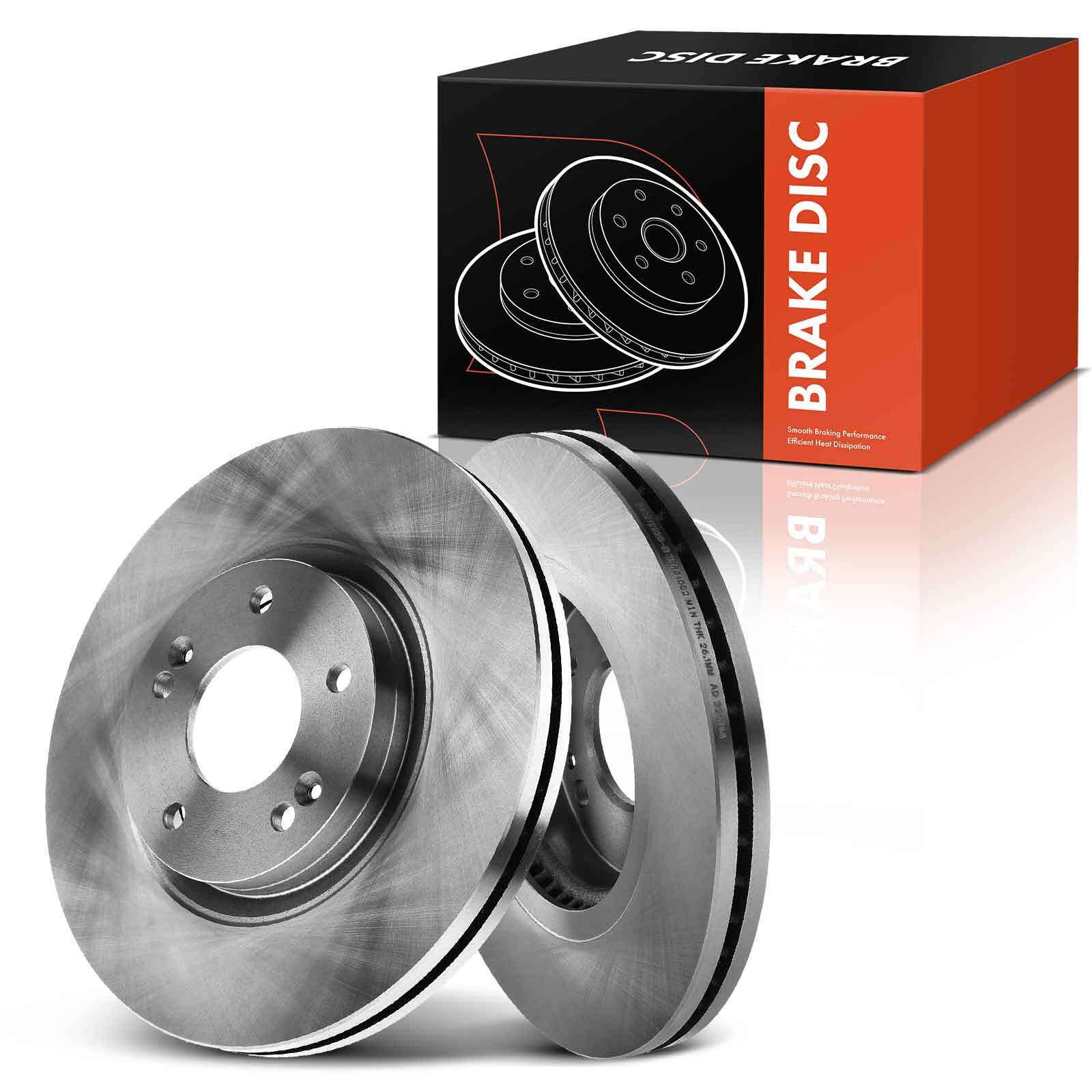 New Front Disc Brake Rotors for Kia Sorento 20112013 Hyundai Santa Fe