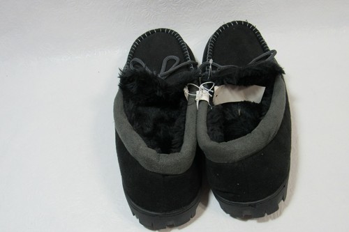 Mokassin Hausschuhe schwarz Größe Medium 10-11 Herren/Damen - Bild 3 von 7