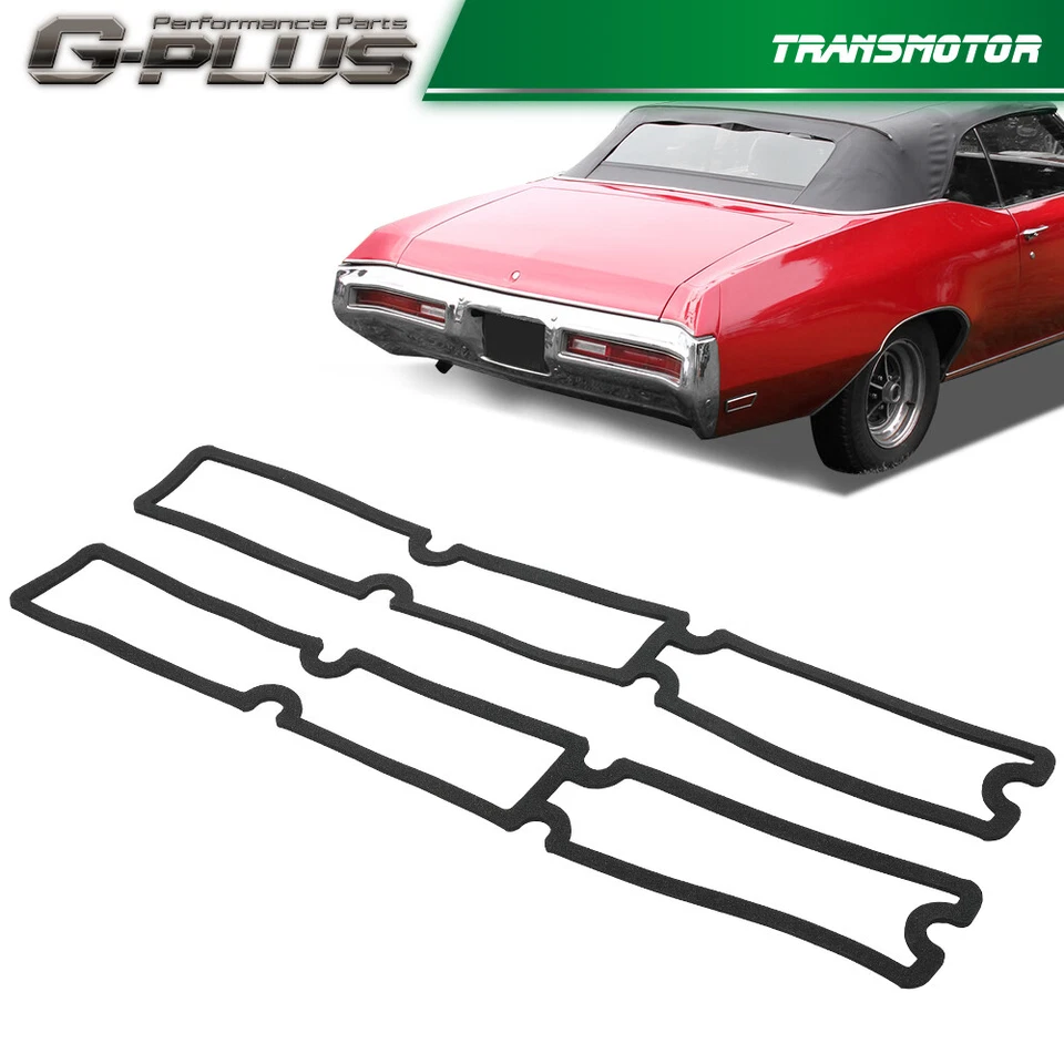 Ajuste para 70-72 Buick Skylark GS GSX Luz Trasera Lente Juntas Lámpara Trasera Foto 3 de 4