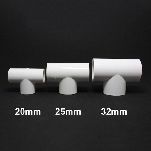 Connettore Tubo PVC Acqua 20/25/32mm Gomito/Tee Valvola a Sfera/Tappo Finale/90° 10/20/50pz - Foto 36 di 40