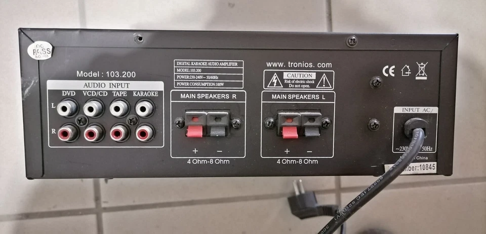 AMPLIFICATORE SKYTRONIC 103.200 - 50W PER CANALE - Immagine 2 di 3