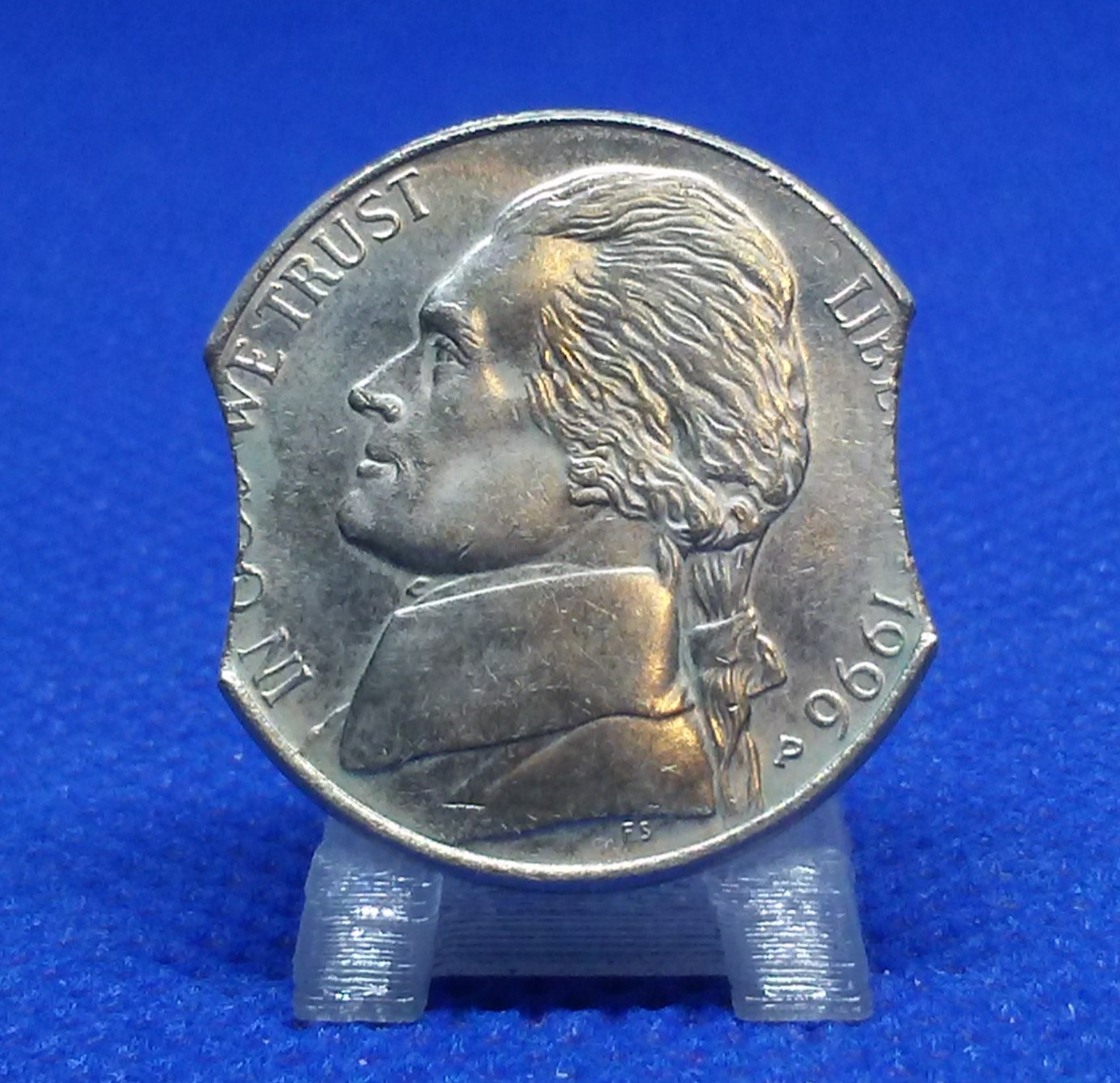 1996 Jefferson Nickel Error Double Clip. MINT ERROR | eBay