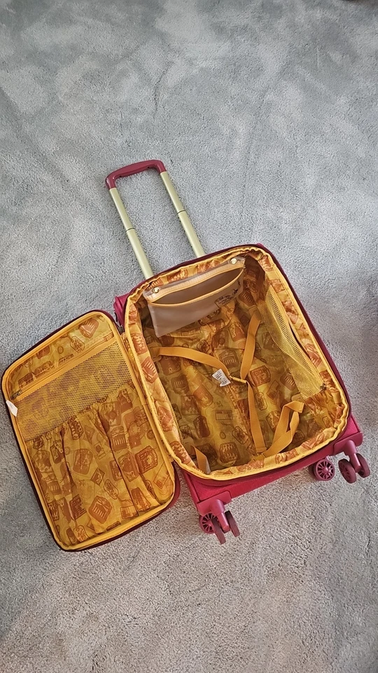 Samantha Brown Red 2 Piece Spinner Carryon Luggage Set  - Image 3 of 4