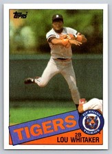 1985 Topps - Lou Whitaker #480 - *Near Mint*