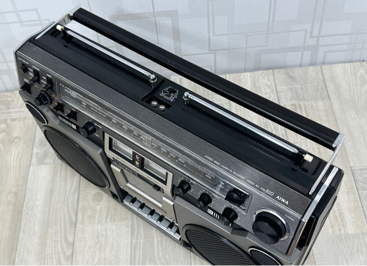 昭和レトロ アイワ AIWA ラジカセ TPR-820 ジャンク