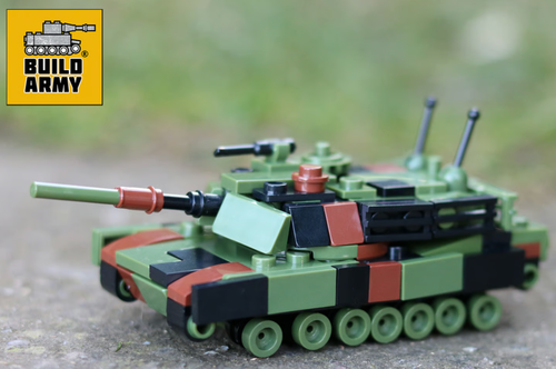 Buildarmy Micro Modern Tank Model Brick Building Block— T72 T90M Leopard2A6 - Picture 16 of 16