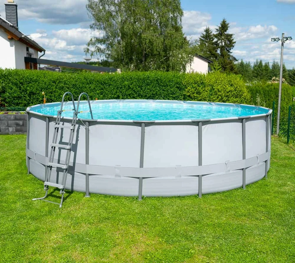 Pool Elite Summer Waves Gartenpool Schwimmbecken Anthrazit 549x132cm B-Ware - Bild 2 von 4