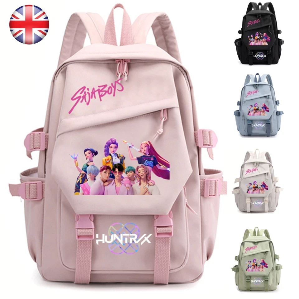 K-Pop Demon Hunters Backpack Casual School Bag Teens Kids Trendy Student Bookbag - Image 2 of 4