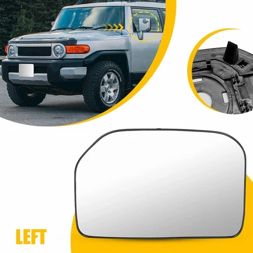 Non-Heated Mirror Glass Left Side TO1324161 For Toyota FJ Cruiser 2007-2014 USA