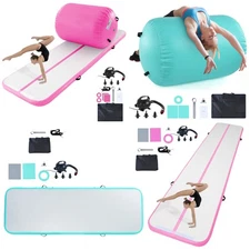 Uimoso 10/20/16FT Air Track Inflatable Training Tumbling Gymnastics Gym Mat