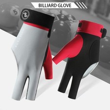 Professional Left Hand Three-Finger Snooker Glove, Open Cut, Single Pack