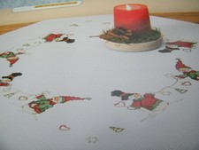 Kreuzstich-Set „Believe“ – Weihnachtsmotiv Mit Baum, Schneeflocke & Rentier, Inkl. Stoff, Garn & Nadel