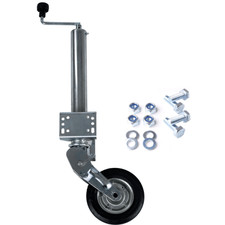 Automatik Stützrad für Anhänger klappbar 60mm Rohr + Befestigungsmaterial